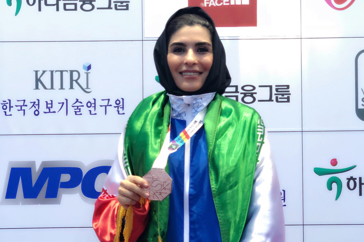 Maral Rasekhi bronze medal 2016 in Lishui, China